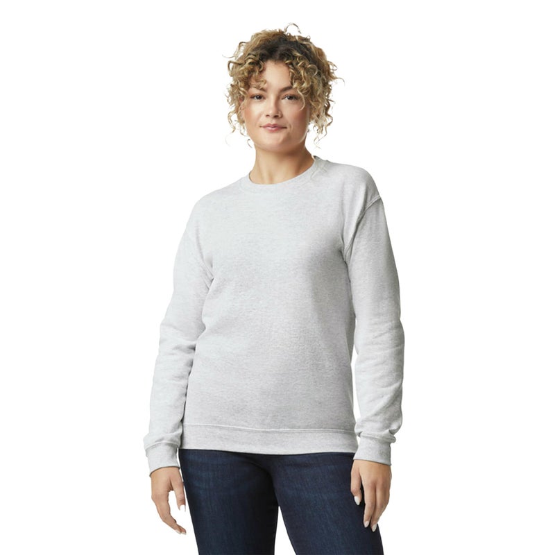 Gildan Adult Fleece Crewneck Sweatshirt, Style G18000, Multipack, Ash Grey (1-Pack), 2X-Large - Image 1